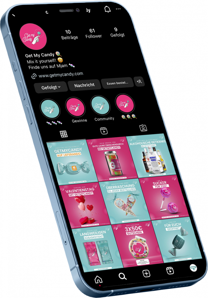 FPC Solutions Klient Instagram GetMyCandy